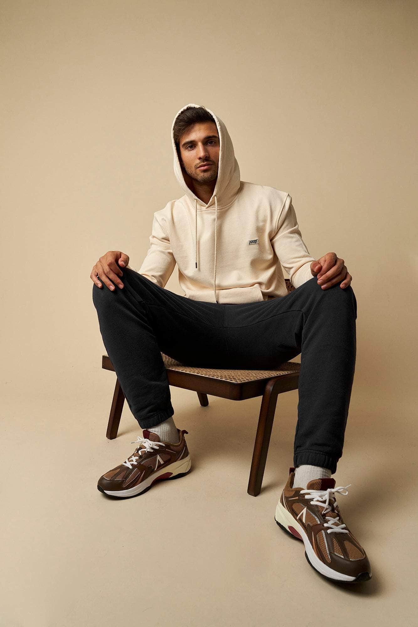 ARKK Apparel ARKK Box Logo Hoodie | Light Sand Hoodie